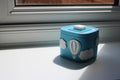 Small Versatile Storage Container Blue and White Clouds